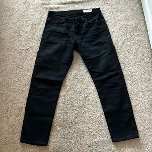 Imogene and Willie - Barton Slim - Black Raw Denim - Size 30
